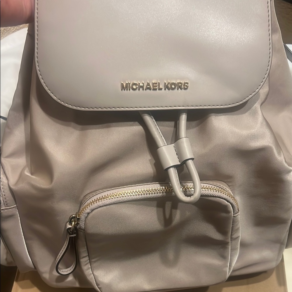 Michael Kors Light Taupe Backpack